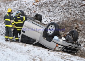 heron hill injuries minor crash results only highway accident personnel rescue aa thursday morning vehicle scene fire single