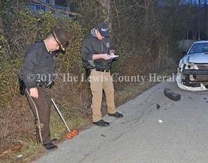 accident creek rock fatal claims garrison man johnny bivens deputy ross sheriff collect matt scene road information lewis county dennis