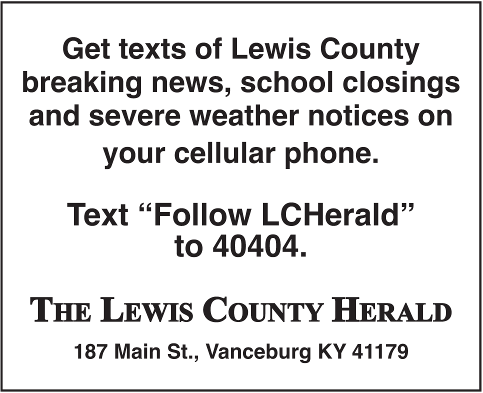 Contact Us The Lewis County Herald