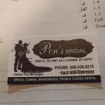 pons bridal card