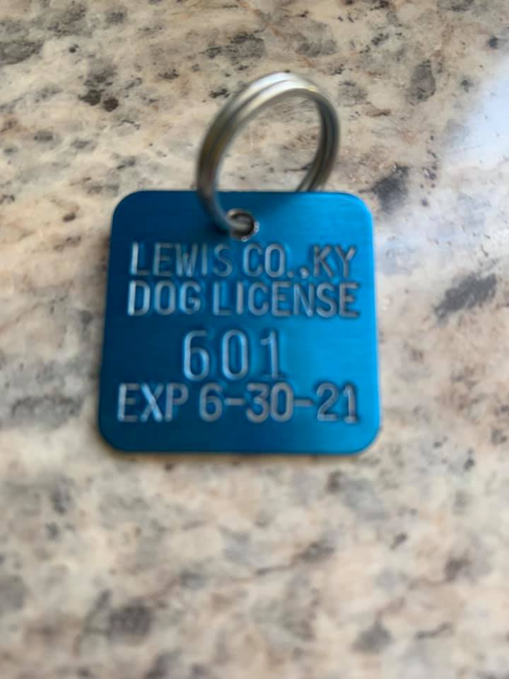 Dog license tags now on sale | The Lewis County Herald