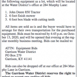 GWD Bid Notice